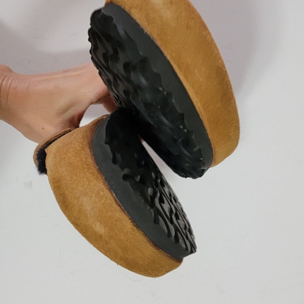 Birkenstock Boston Suede Shearling Line Clogs - Picture 3 of 8